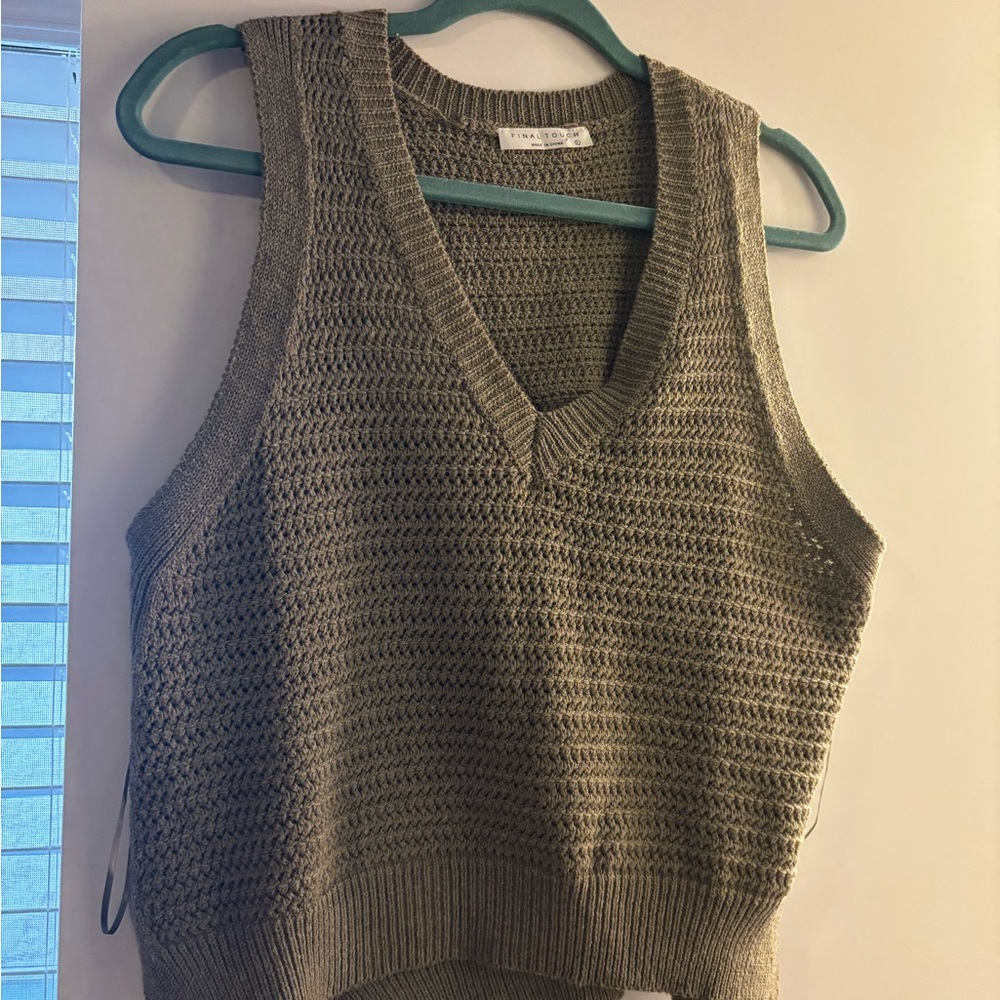 LG Taupe Knit Sweater